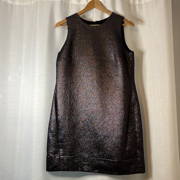 Club Monaco Fallon Metallic Dress Size 6 - Picture 3 of 11
